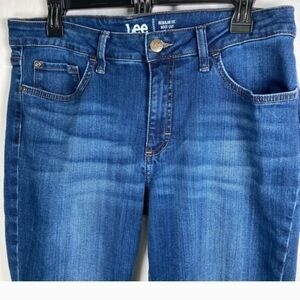 Lee Women's Regular Fit Boot Cut Mid Rise Medium Wash Sz 12P